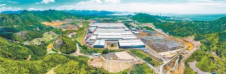 深汕比亞迪汽車工業園一期已實現投產，二期正加速沖刺投產